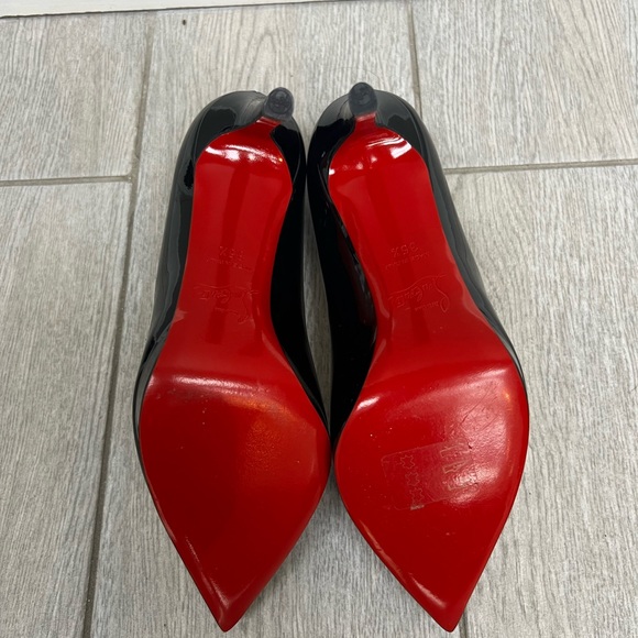 Christian Louboutin Black Pigalle Plato 120 Patent Calf - Picture 4 of 8